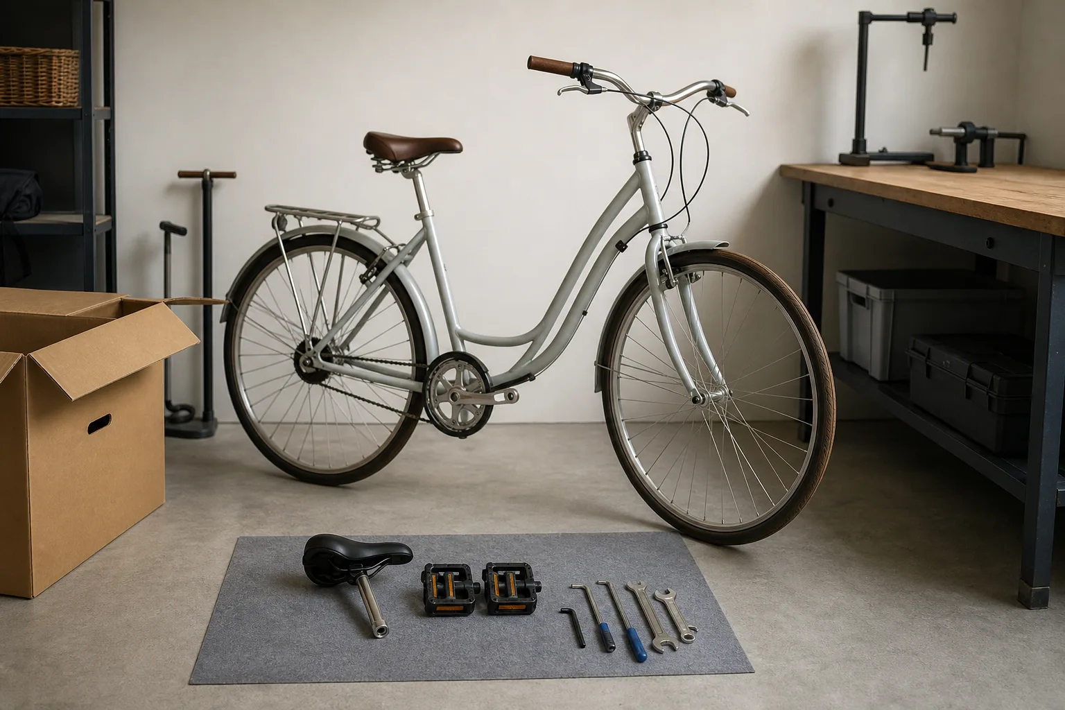 Bike arrived in a carton? What is loose, what is set wrong, and what to fix first